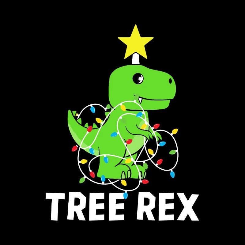 Tree Rex Christmas Dinosaur Tree T Rex Dinosaur