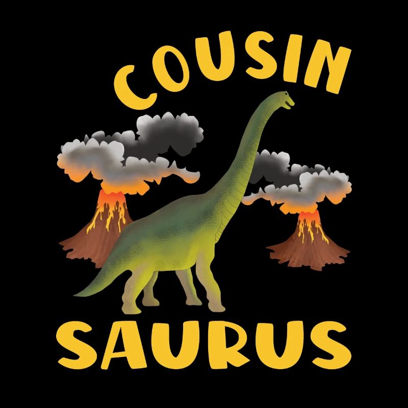 Cousin Saurus Wird Ein Cousin Dinosaurier
