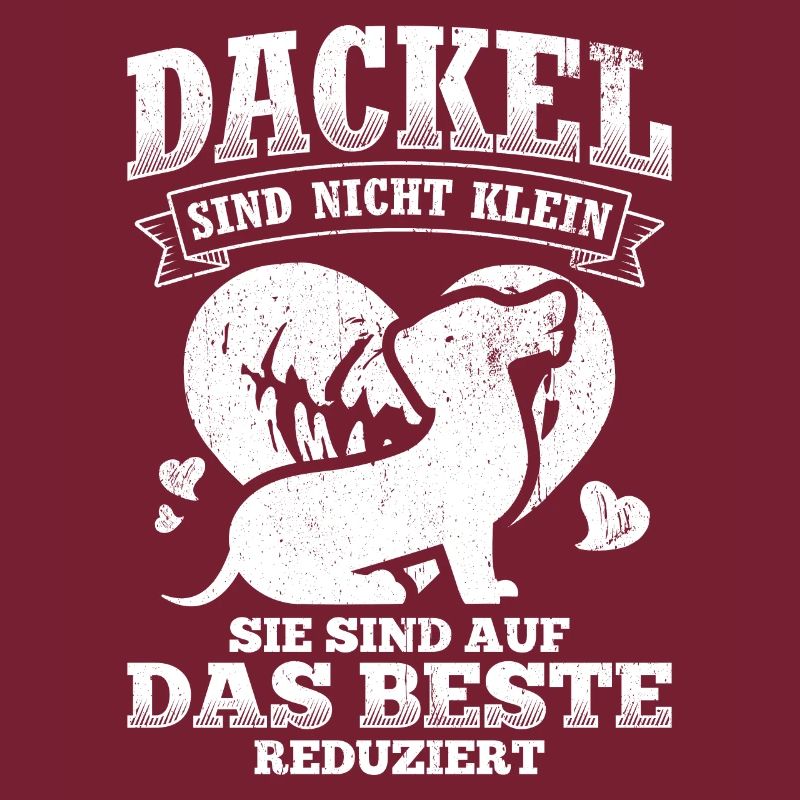 Dackel sind nicht klein, Sie sind auf das Beste Re