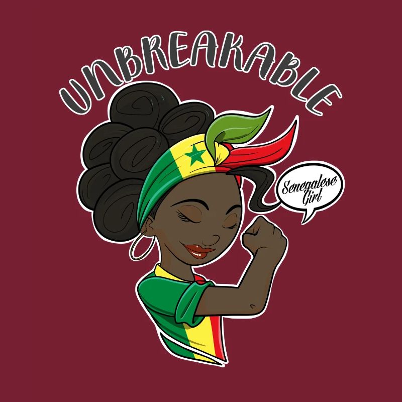 Fille sénégalaise Unbreakable Héritage sénégalais