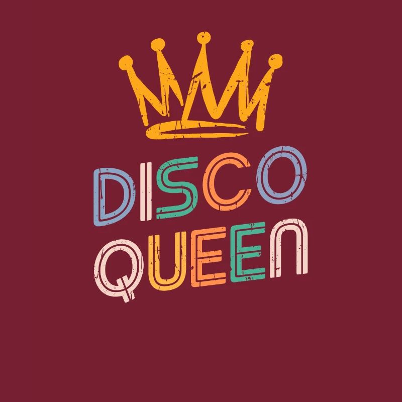 Disco Queen 70's Disco Themed Vintage - danseuse