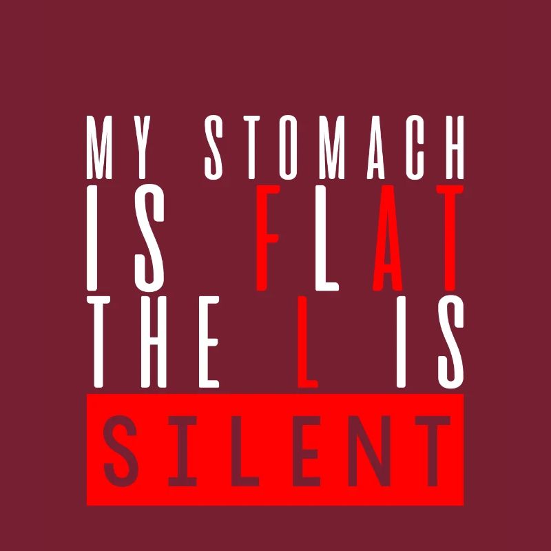 Il mio stomaco è piatto, la L è silenziosa 4