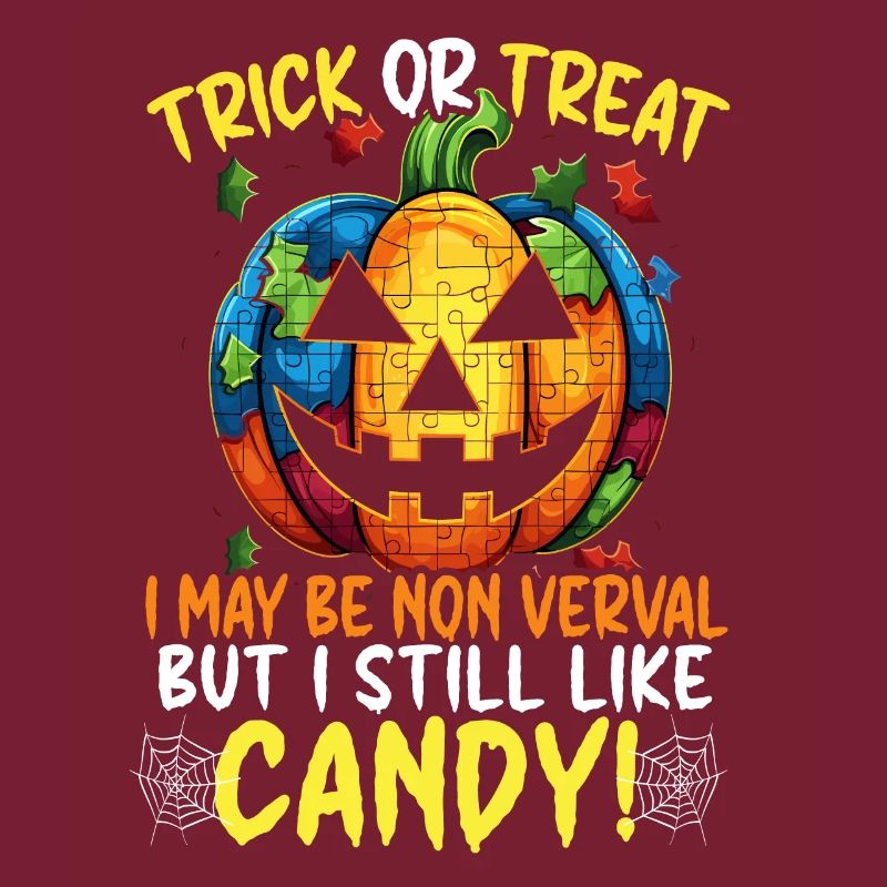 Autismus Halloween Süßes oder Saures Autismus-Bewusstsein