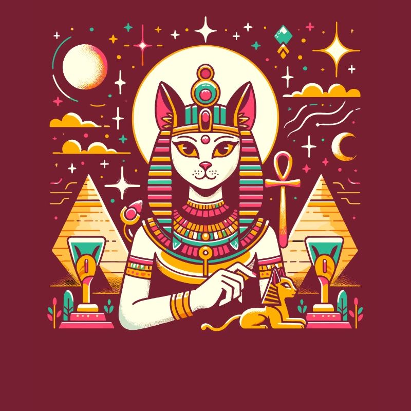 Bastet Déesse égyptienne Égypte Pyramide Égypte