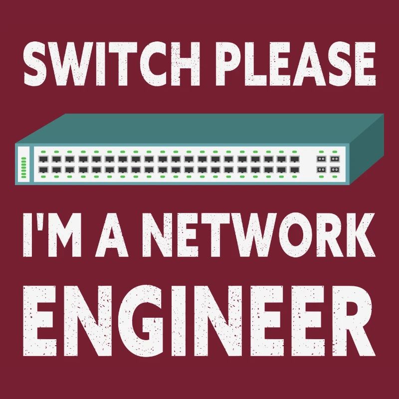 Switch Please I'm A Network Engineer IT Tech