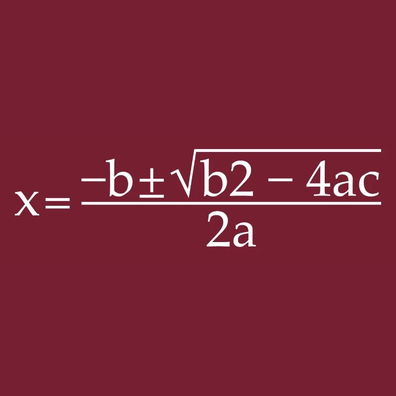 Quadratic Formula For Math Class 12