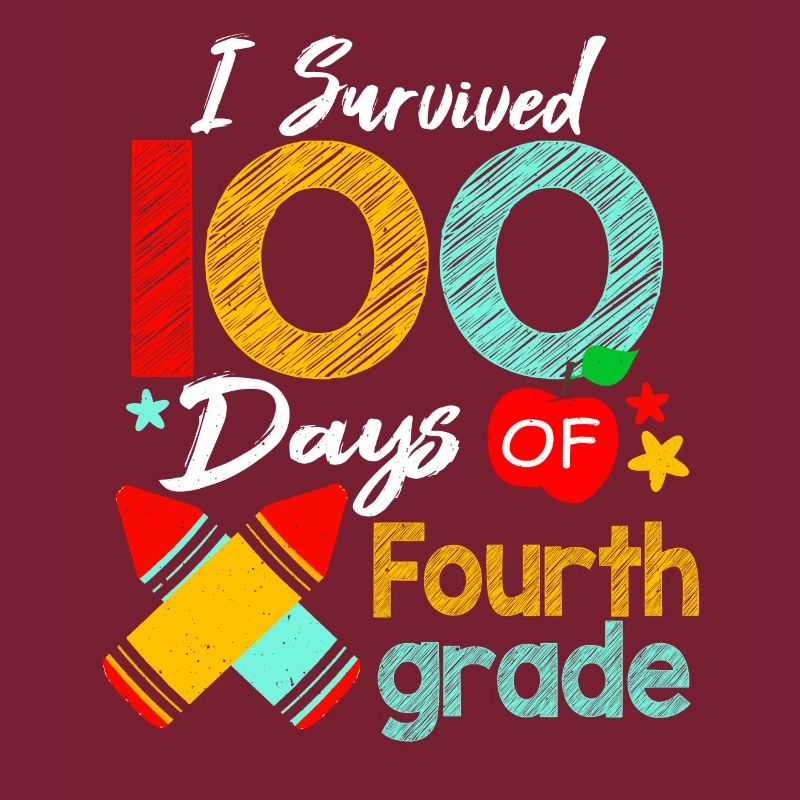 Les couleurs ont survécu à 100 jours d’école en 4e année