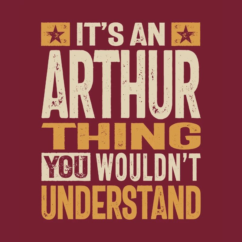 It's an Arthur Thing Personalized Name