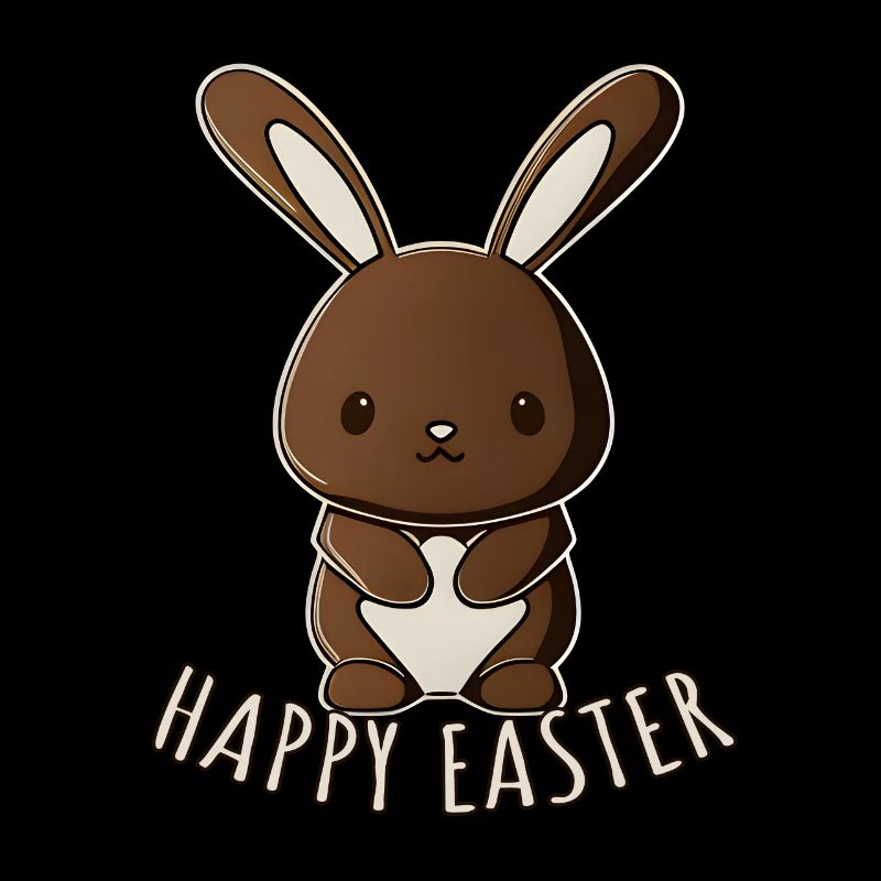 Lapin en chocolat Doux lapin en chocolat de Pâques
