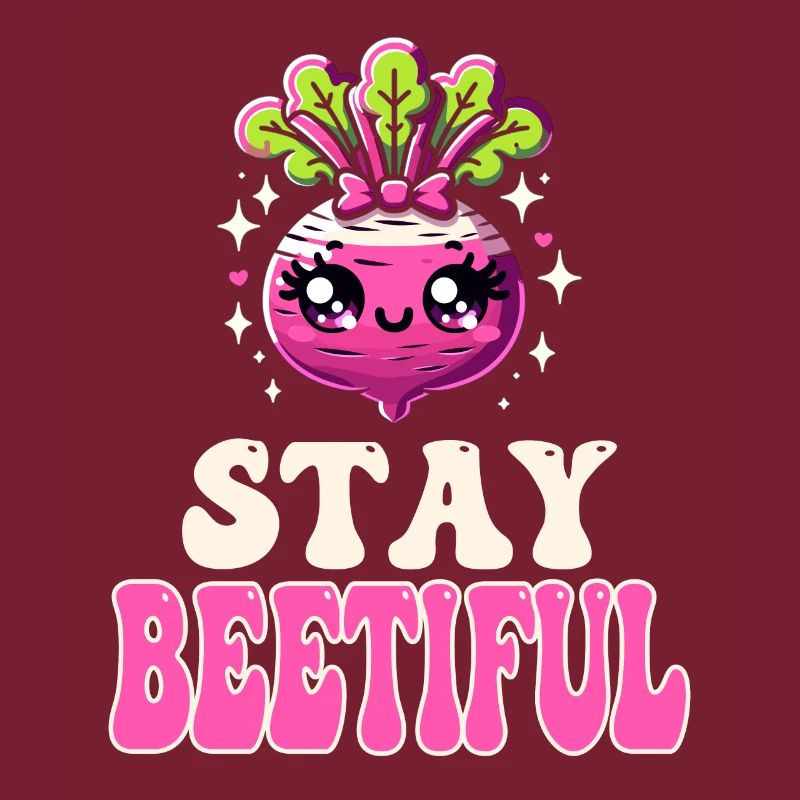 Beetroot Love - Restez Beetiful Kawaii Beets Pun