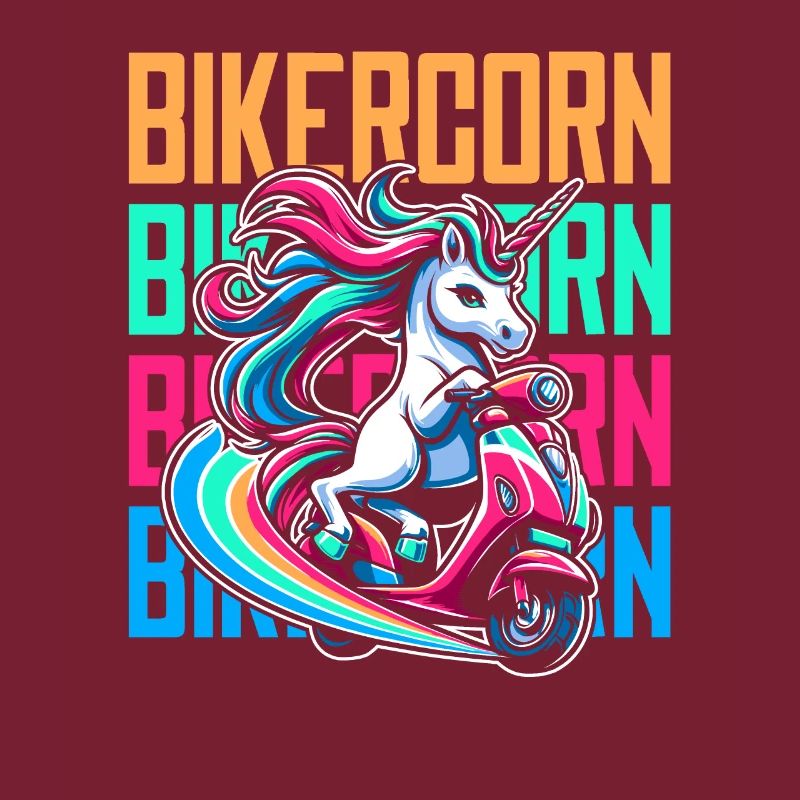 Motorroller Einhorn Scootercorn