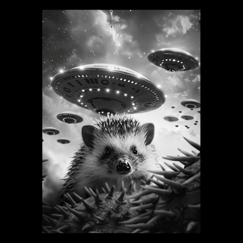 Ufo Selfie Hedgehog