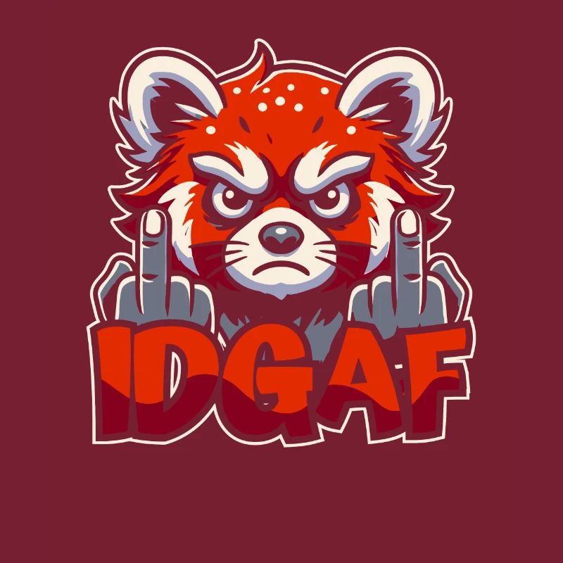 Red Panda Idgaf