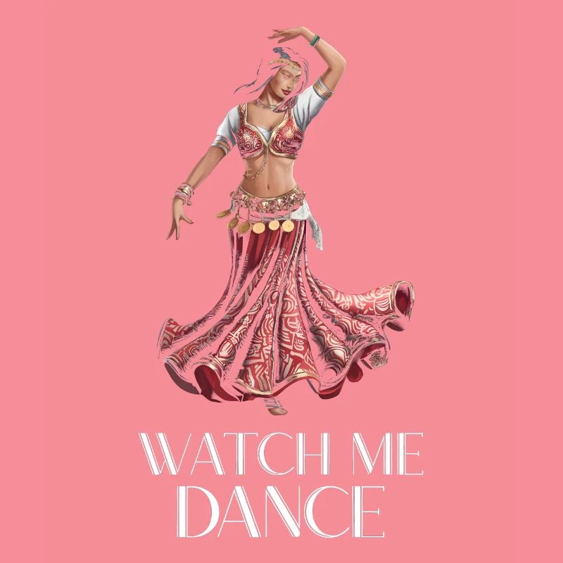 Danseuse orientale regarde-moi danser
