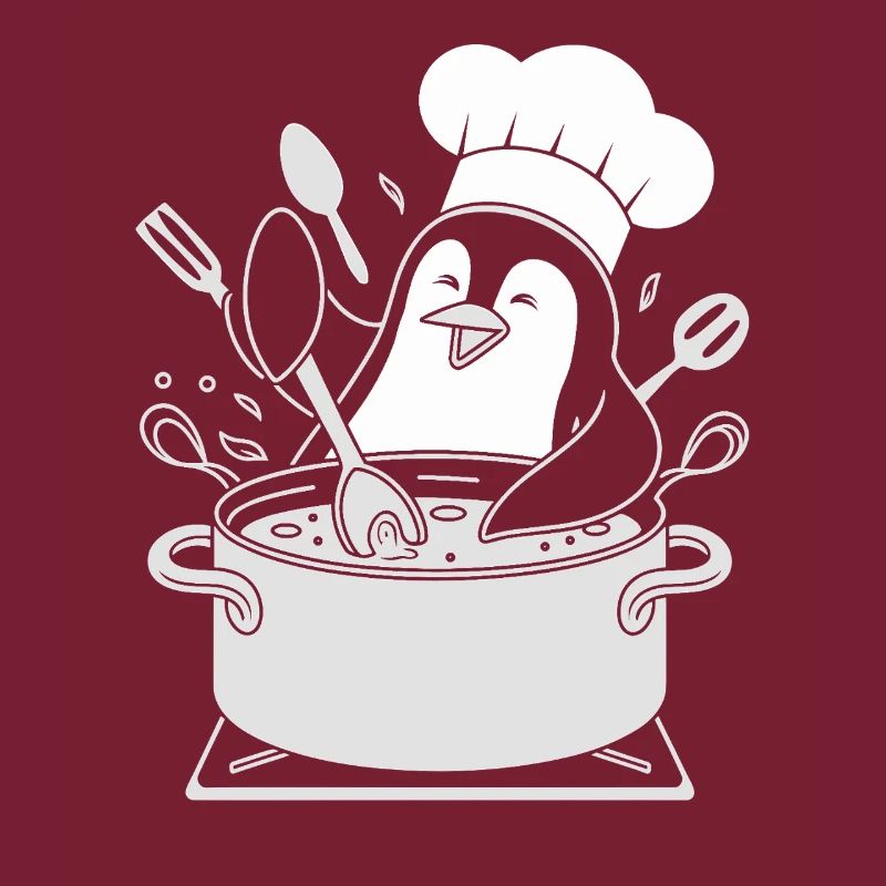 Cuisine Pingouin Chef Hat Fun