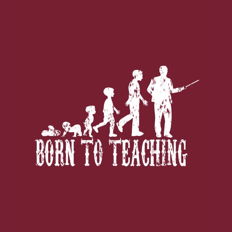 Lehrer Geburt Evolution Baby Kind Schule Geschenk