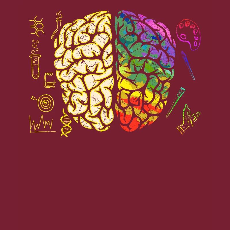 Brain Brain Brain Half Analytical Creative