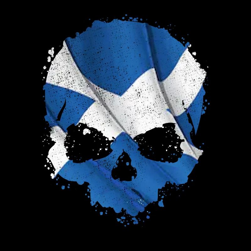 Ecosse drapeau crâne
