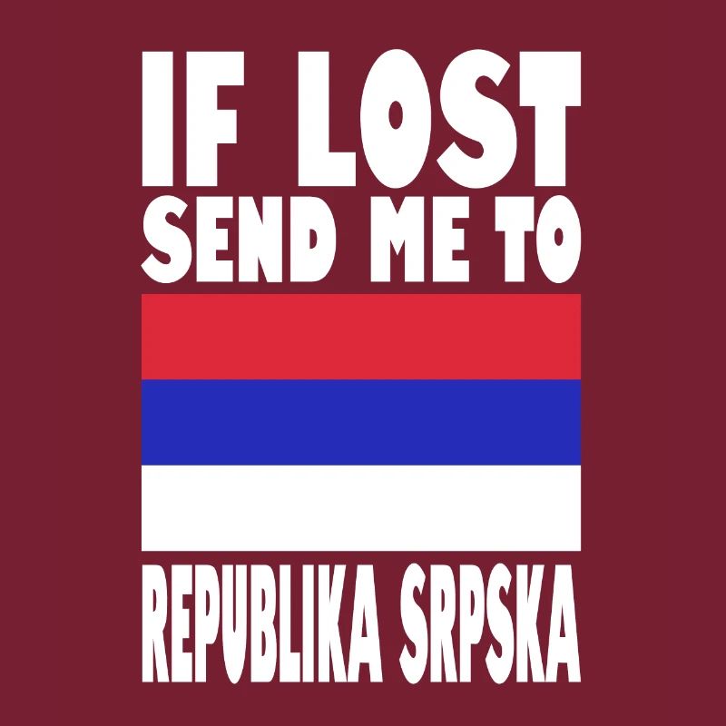 REPUBLIKA SRPSKA Flagge Spruch