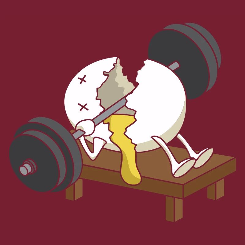 Zerquetschte Eier heben Workout