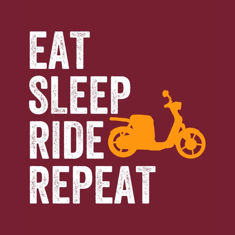 Moped Mofa Rollerfahrer Roller Sprüche Geschenk