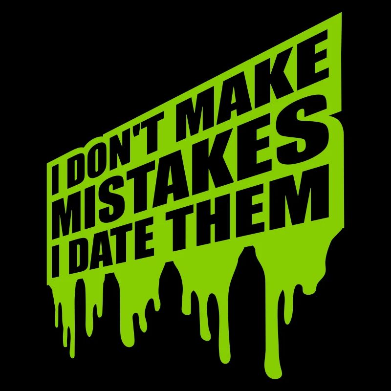 Date Mistakes Quote Logo
