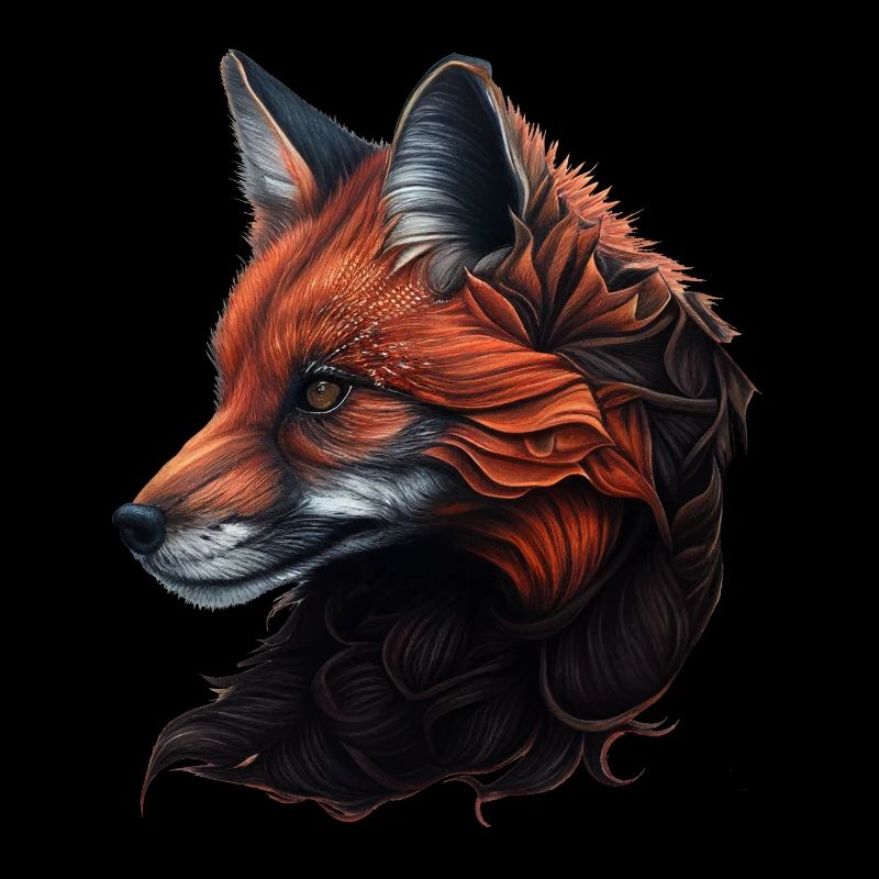 Fox Head Art 1