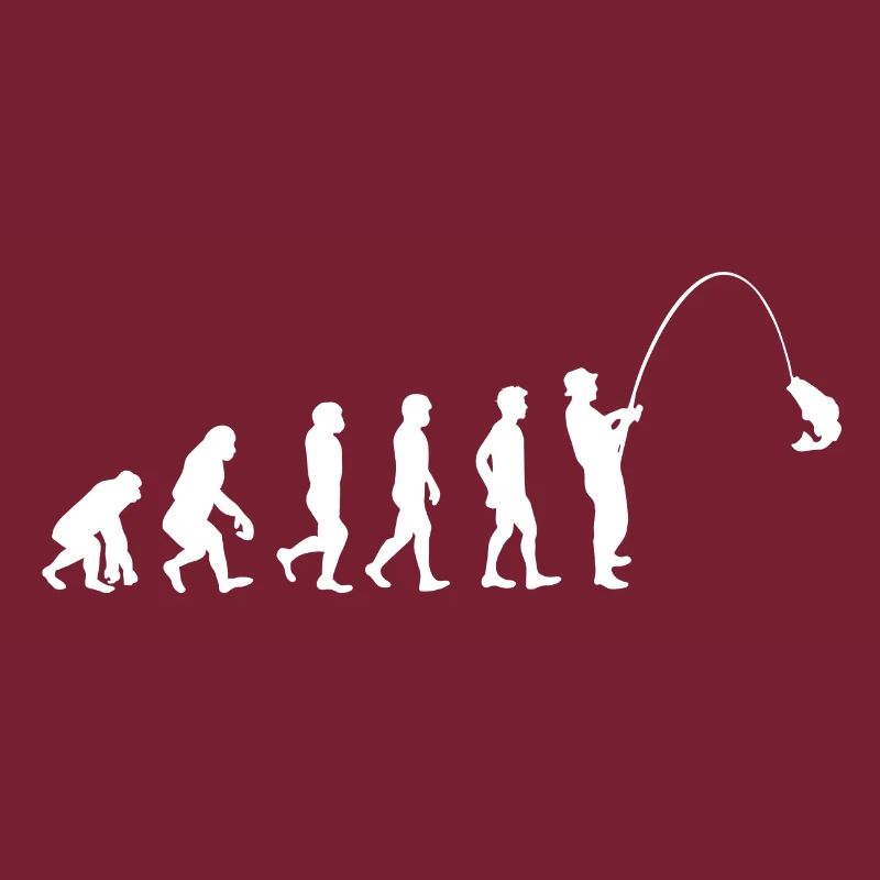 Évolution de l'évolution du pêcheur pêcheur à la ligne