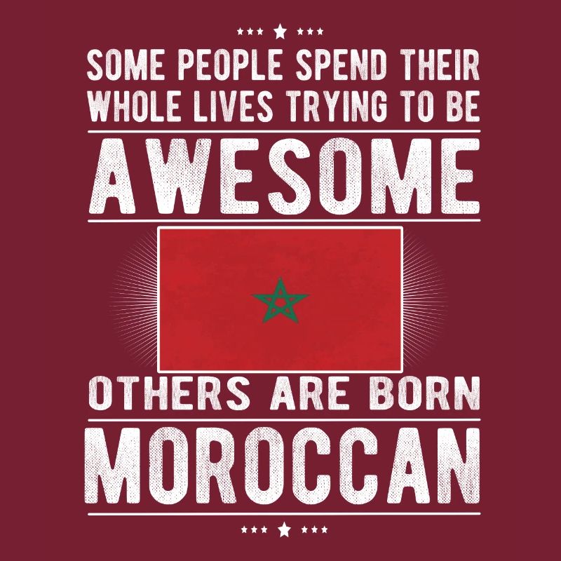 Moroccan Morocco Flag Moroccan origin