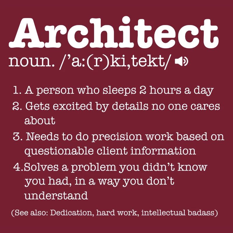 Architect Architecture Builder Engineer Gift