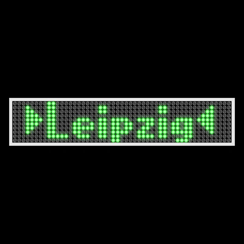 Leipzig LED Display Green