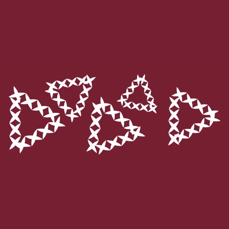 triangular shapes crosses