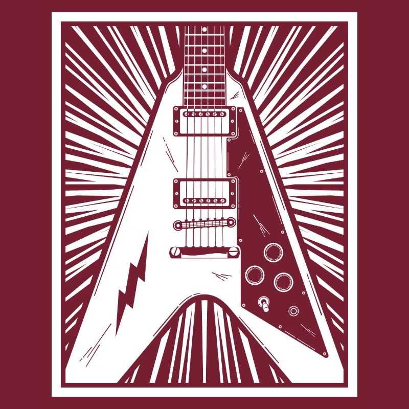 E-Gitarren-Silhouette