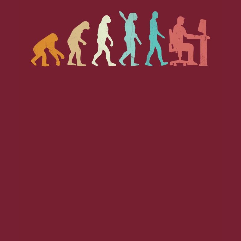 Evolution Programmeur Codeur Gamer Développeur Geek