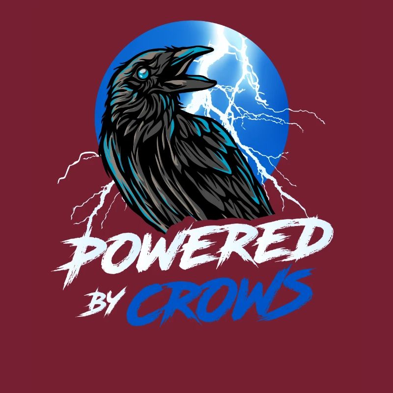 Cool Rabe Powered By Crows Aesthetic Black Krähe