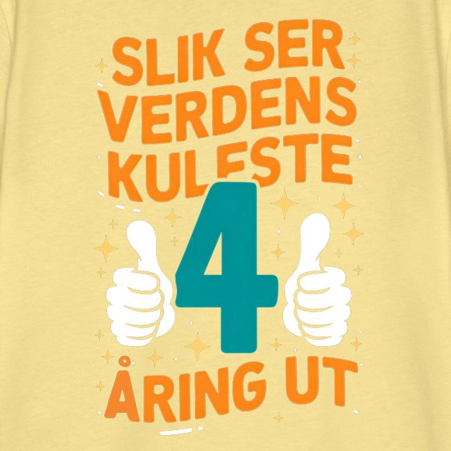 Verdens kuleste 4-åring - Gave til 4-åring