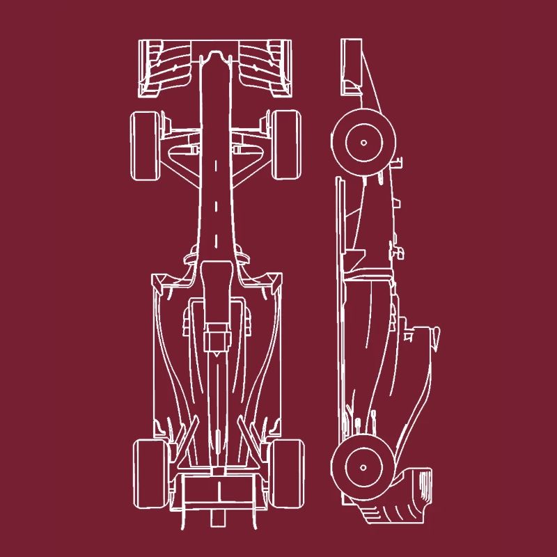 Plan de voiture de course