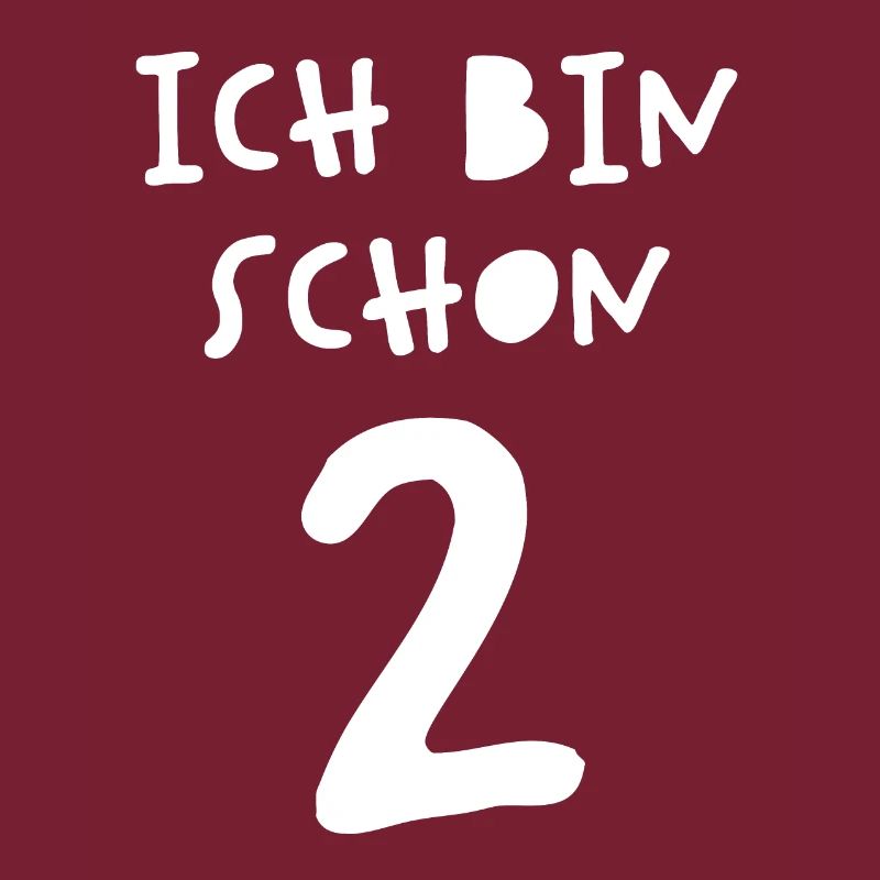 Kinder Ich bin schon 2 Geburtstag Geschenk