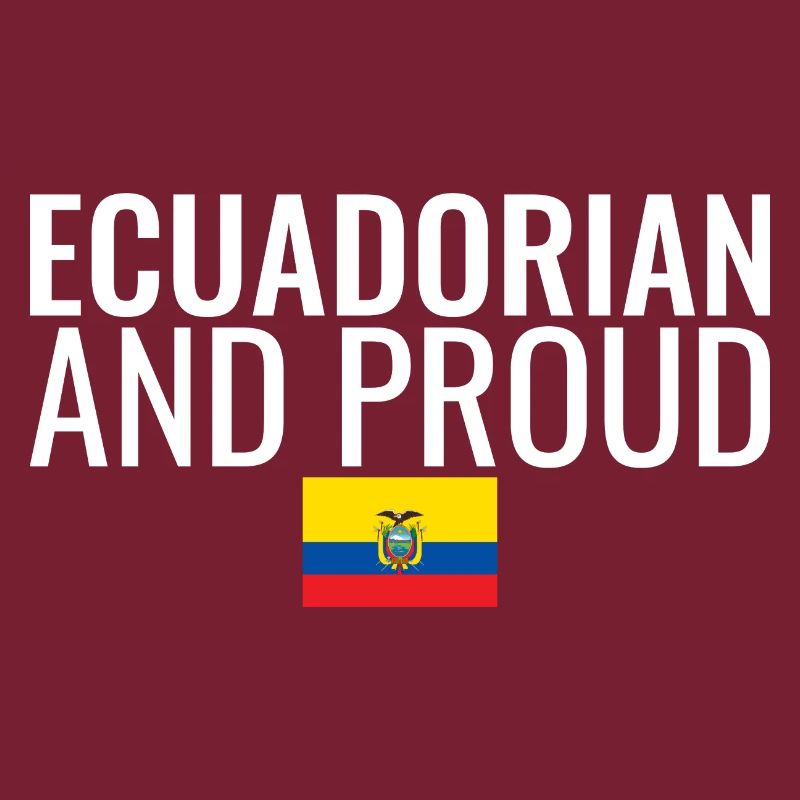 Drapeau équatorien et fier drapeau équatorien