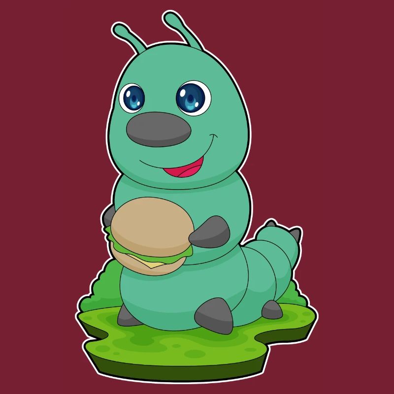 Raupe Cheeseburger