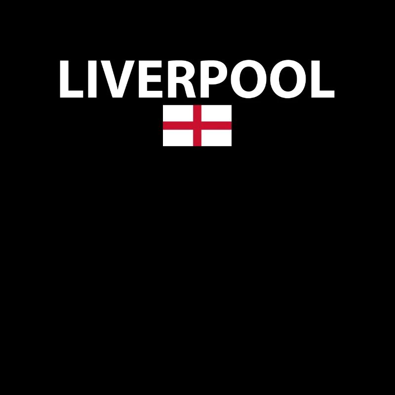 Liverpool Angleterre Anglais Drapeau Anglais