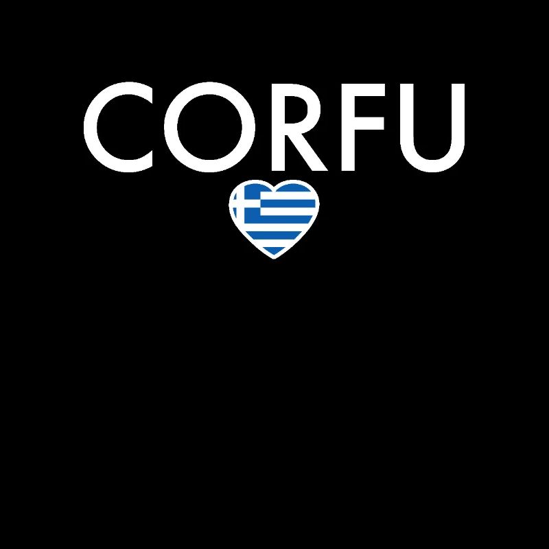 Corfou Grèce Drapeau grec Grec