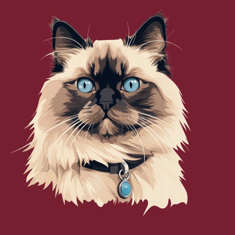 Tête de chat Ragdoll