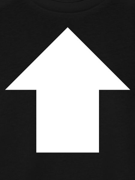 Pfeil-oben-Schild