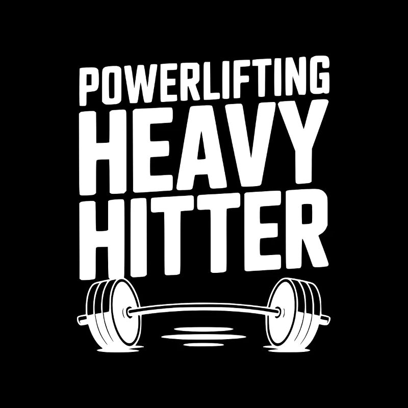 Powerlifting schwerer Schlagmann