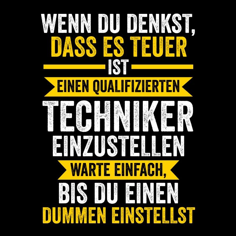 Techniker Beruf Technik Geschenk