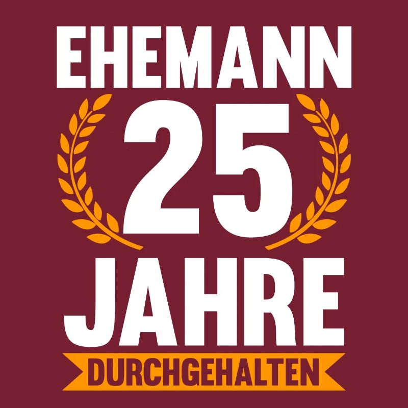25 Jahre Ehe Ehemann 25. Hochzeitstag Geschenk