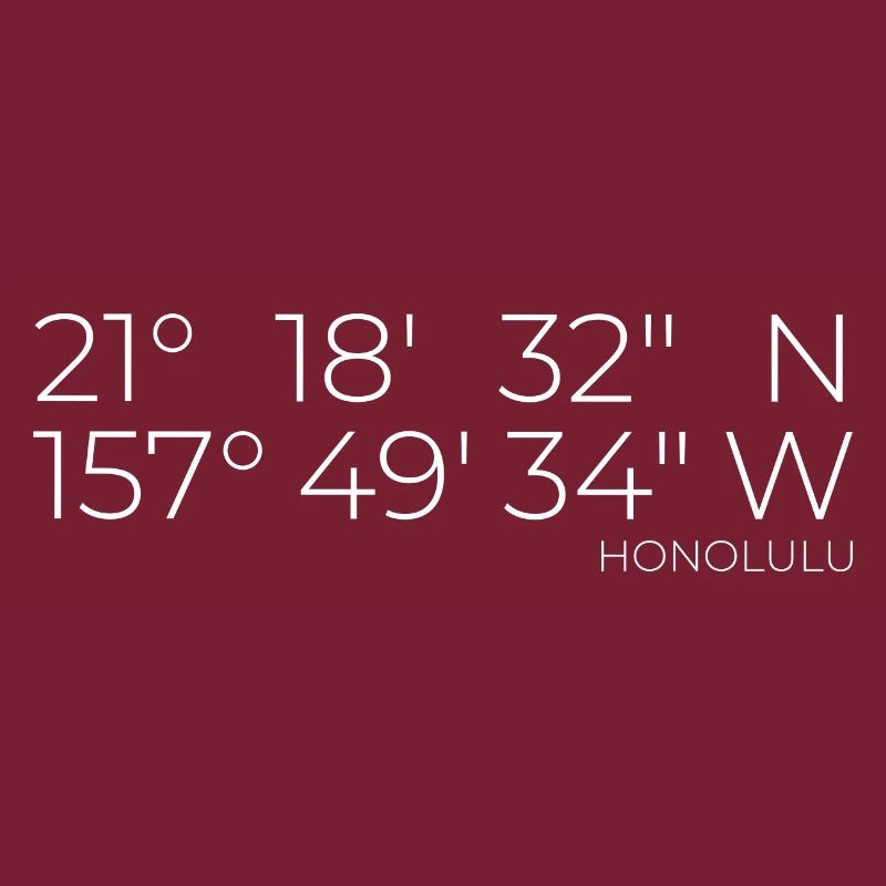 Coordinates: Honolulu, Oahu, Hawaii