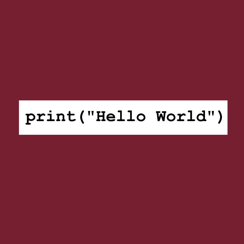 Cadeau du programme de développement Hello World Python