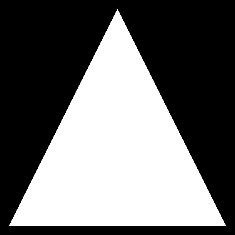 Triangle blanc